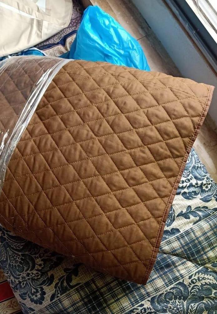 Premium Quality Quilted Sofa Covers – ultrasonic Stylish, Washable & Durable - Brown - Sofa Covers