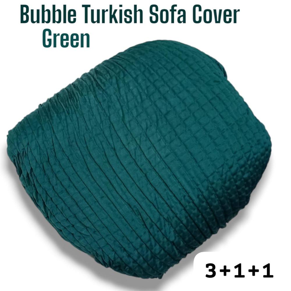 Bubble Fabric Sofa Cover – Stretchable Lycra – 5, 6 & 7 Seater Sofa Protector